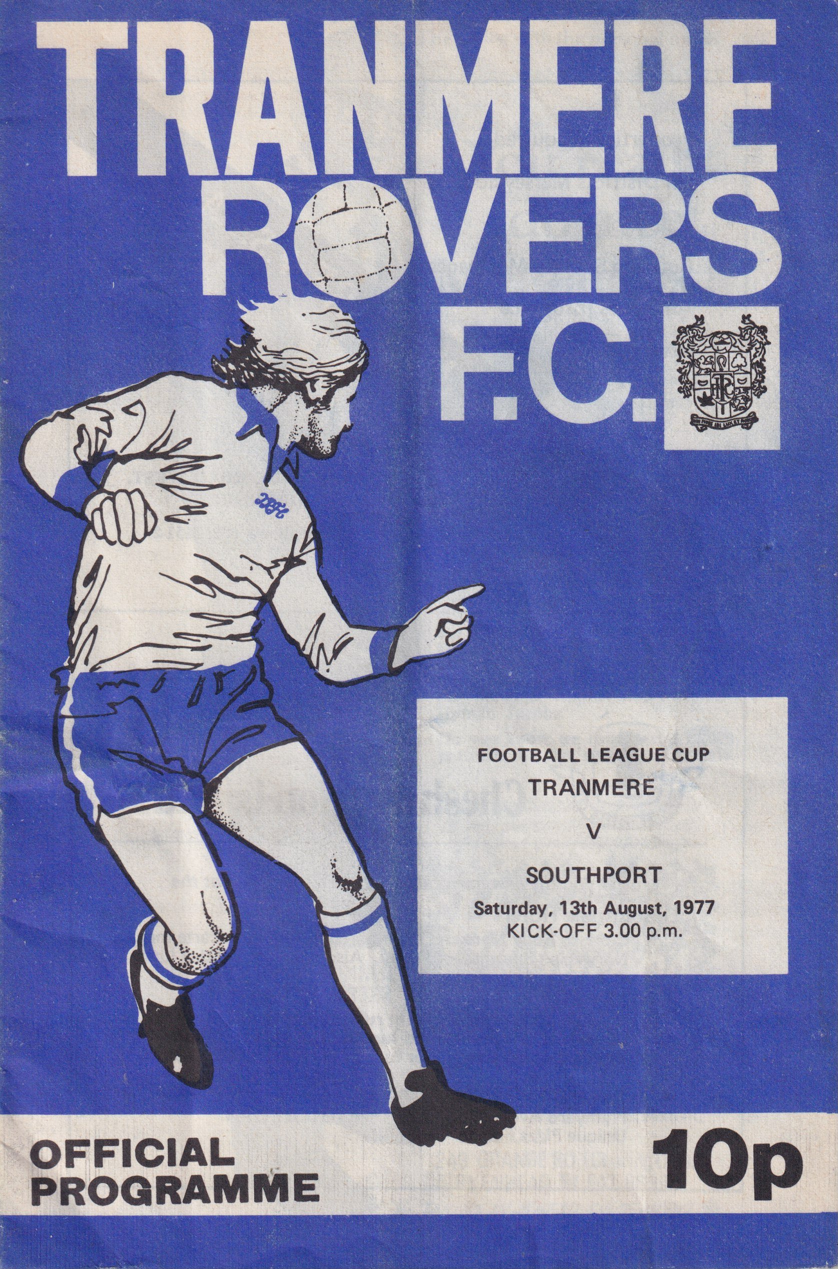 Tranmere Rovers v Southport match programme